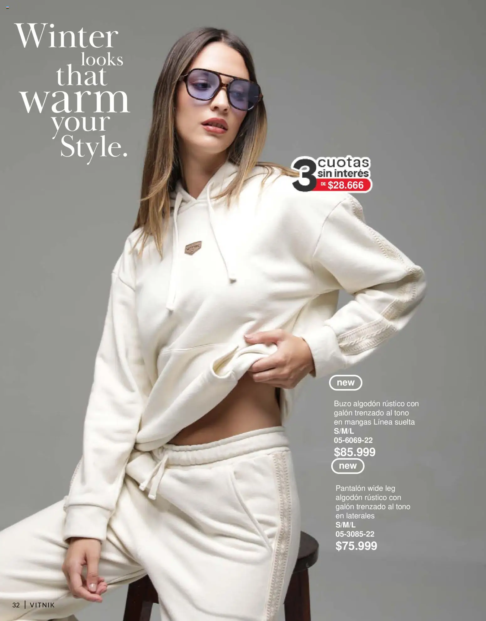 Vitnik - Mujer │ válido desde el 01/04/2026 | Página: 32 | Productos: Buzo, Algodón