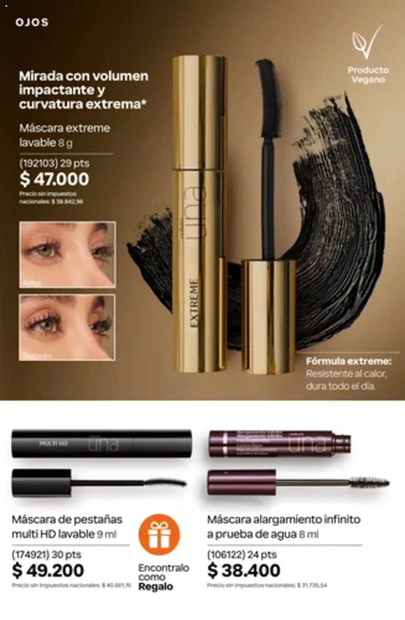 Catálogo Natura Ciclo 14 │ válido desde el 01/10/2026 | Página: 149 | Productos: Máscara, Mascara de pestañas, Agua