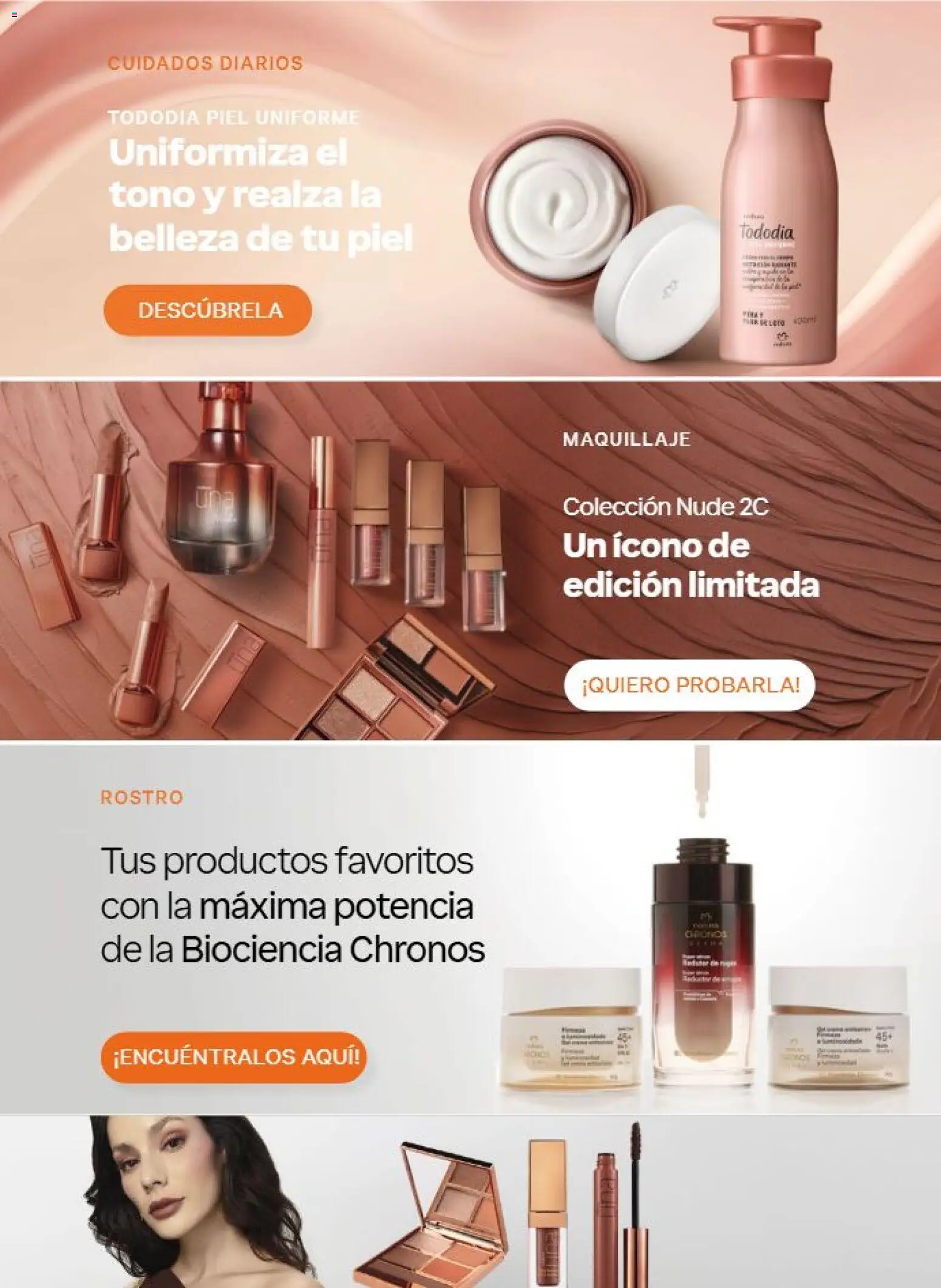 Nuevas ofertas de Natura válidas en toda la República Mexicana desde el 31/07/2026. ¡Encuentra las mejores ofertas en Natura campaña 12 2026! | Página: 3 | Productos: Maquillaje