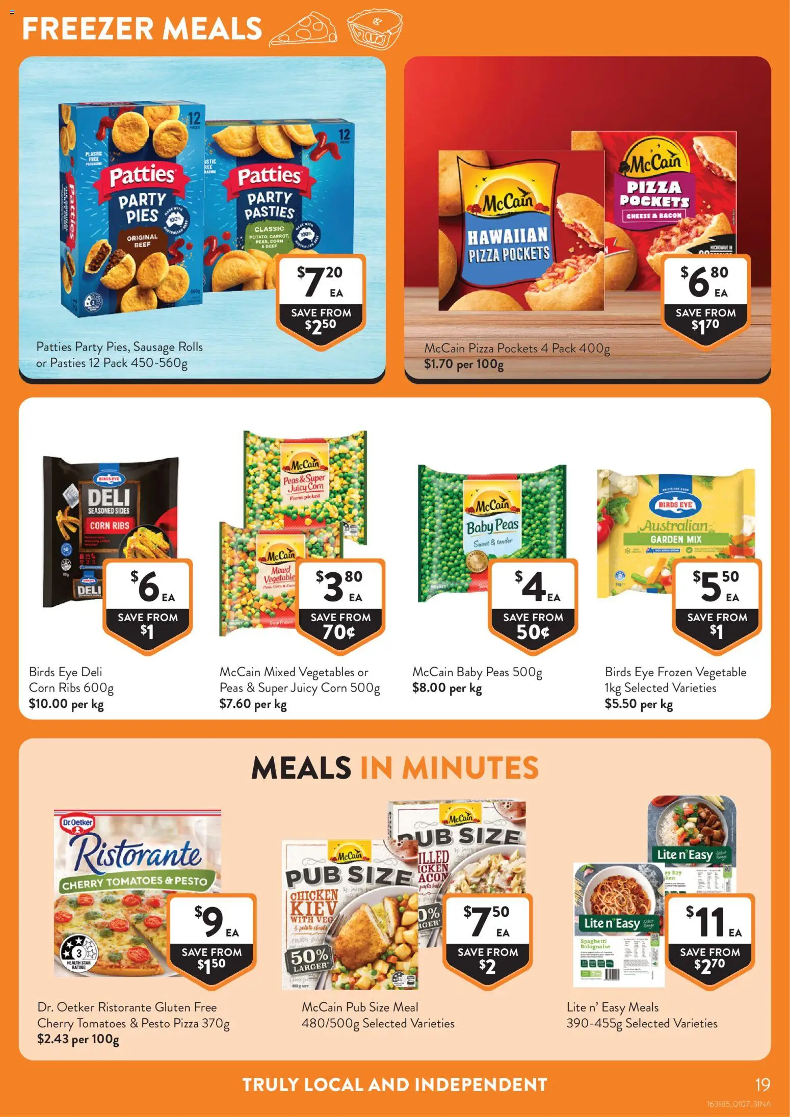 Foodworks catalogue - valid from 01/07/2026 | Page: 19 | Products: Bacon, Pizza, Sausage, Freezer