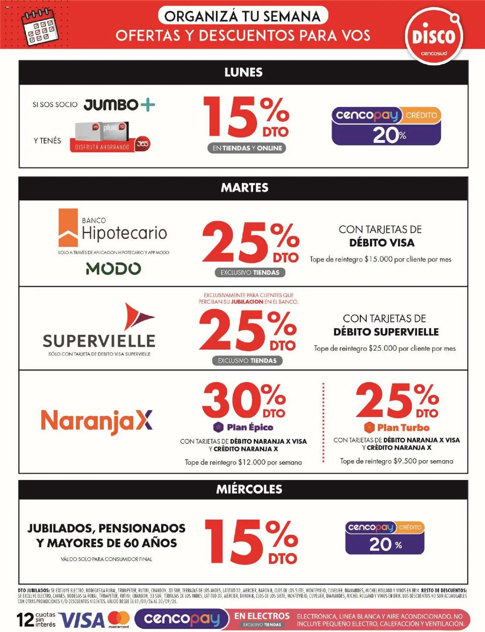 Disco - Ofertas | Bs. As. y Santa Fé │ válido desde el 04/09/2026 | Página: 11 | Productos: Disco