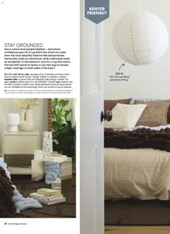Preview of Bunnings Warehouse - Bunnings Magazine May/June 2026 - valid from 01.05.2026 | Page: 20 | Products: Table, Mirror, Rugs, Bed