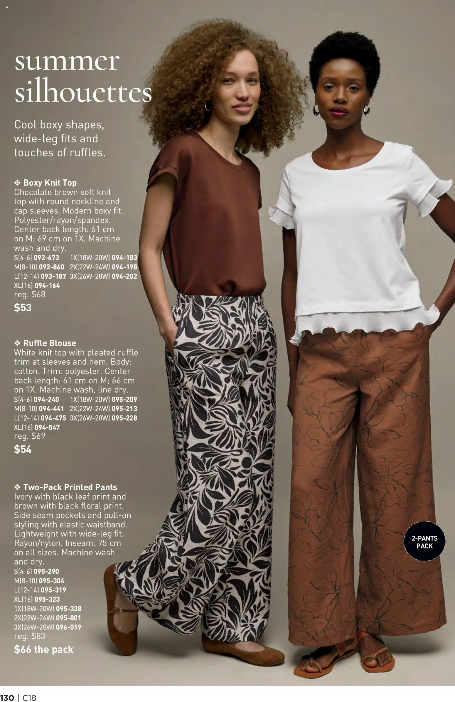 Avon flyer valid from Aug 27, 2026 | Page: 130 | Products: Cap, Blouse, Chocolate, Pants