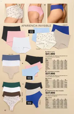 Leonisa catálogo ofertas de aniversario -  Vista previa de la revista de la tienda Leonisa valido desde el 25/06/2026 | Página: 62 | Productos: Algodón, Cachetero