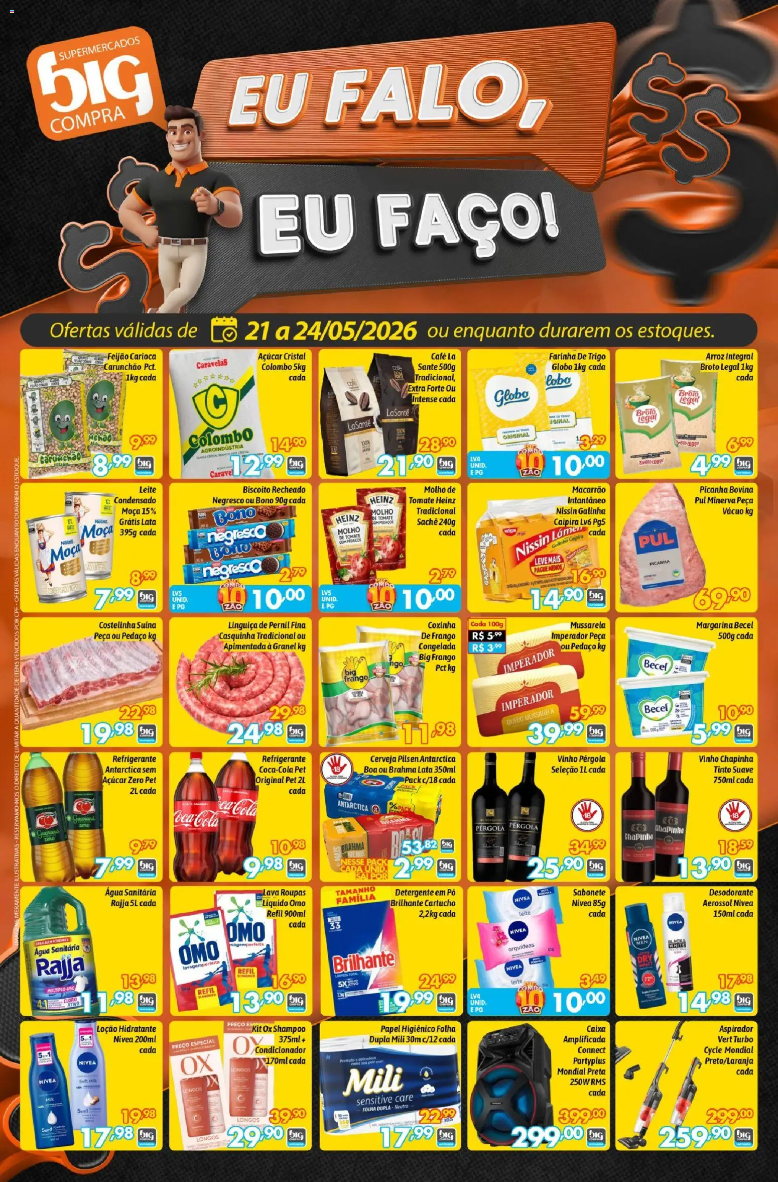 Big Compra Folheto - válido de 21.05.2026 | Página: 1 | Produtos: Cartucho, Desodorante, Detergente, Margarina