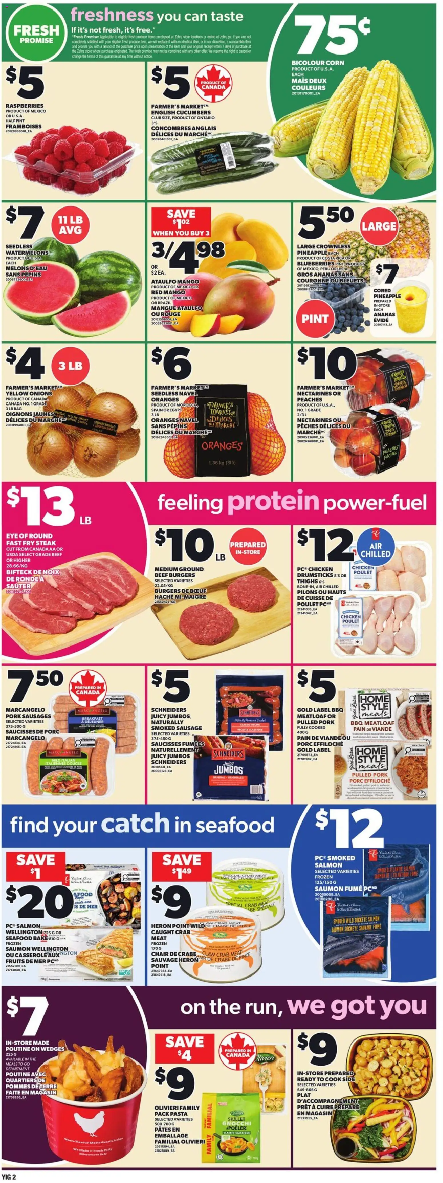 Independent Grocer flyer valid from 11.06.2026 | Page: 4 | Products: Pineapple, Bag, Chicken, Pork