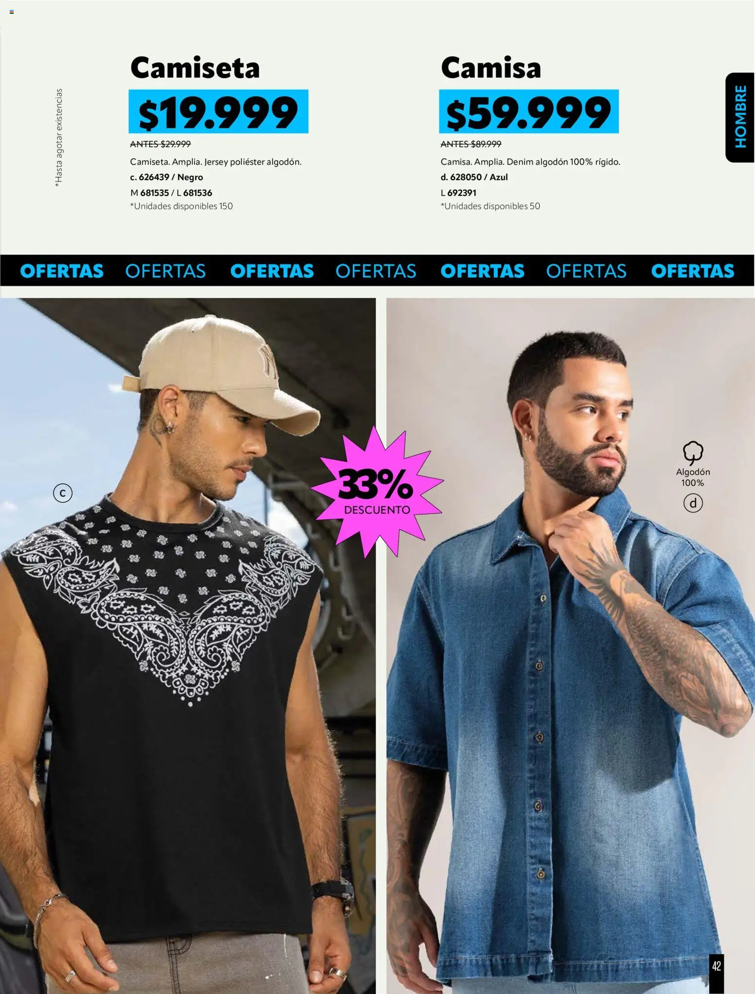 Pacifika revista - valida desde el 21/07/2026 | Página: 206 | Productos: Algodón, Camiseta, Camisa