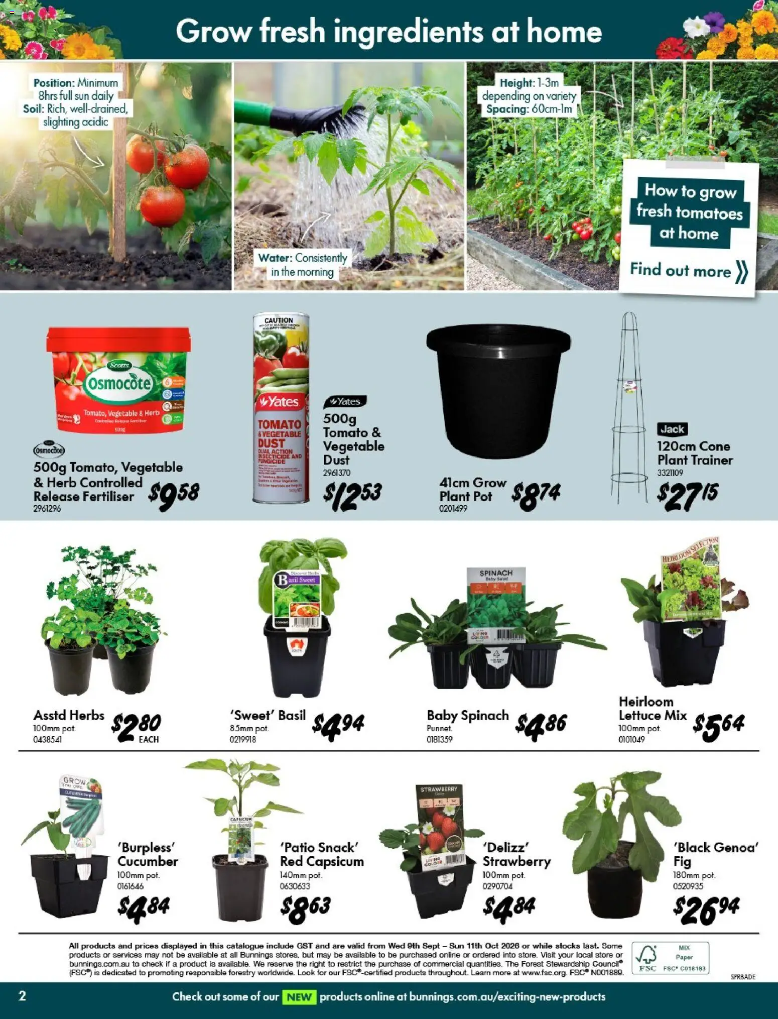 Bunnings Warehouse catalogue - valid from 09/09/2026 | Page: 2