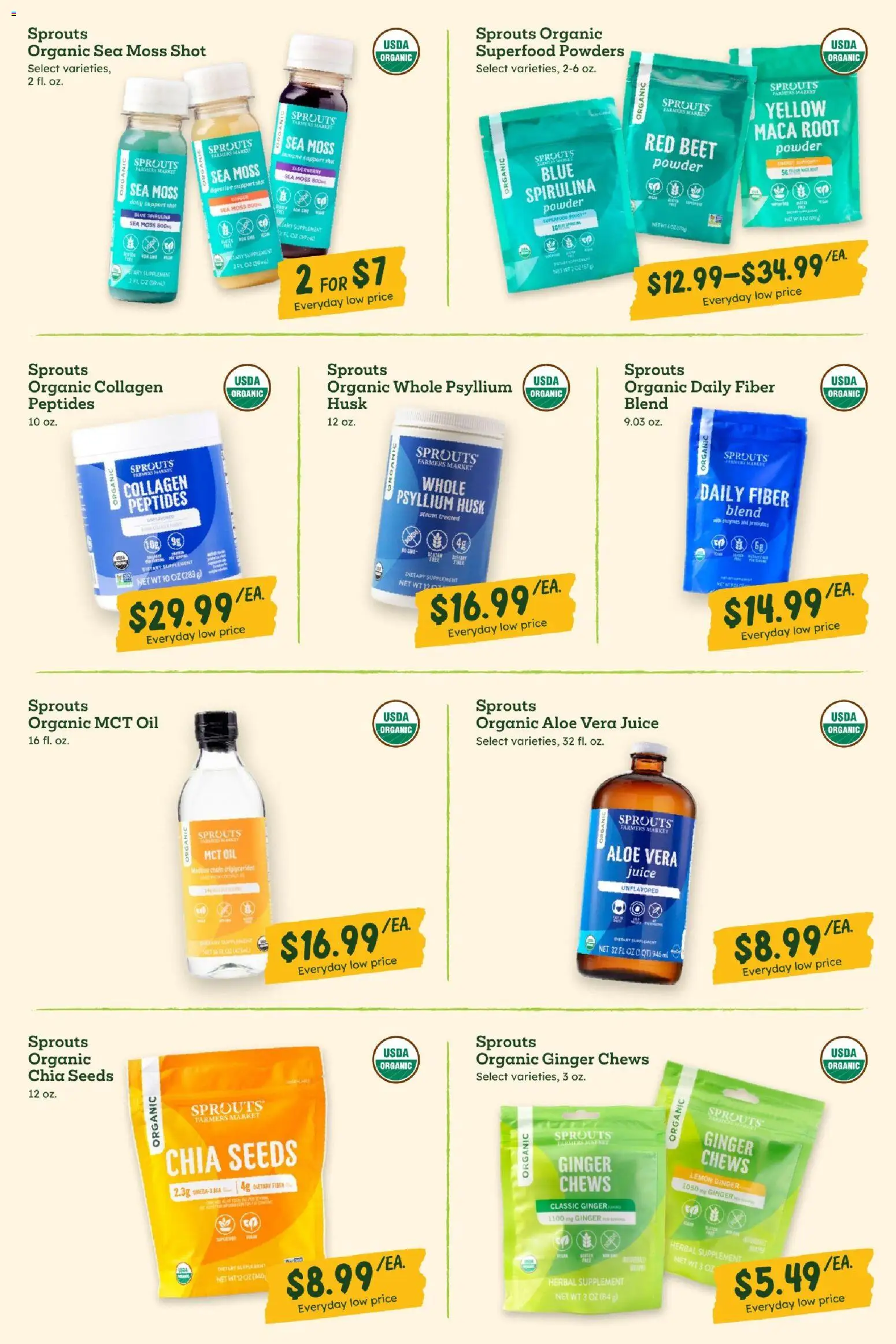 Sprouts Monthly Ad - valid from 06/24/2026 | Page: 26 | Products: Ginger, Powder, Oil, Lemon
