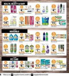 Preview of Supabarn catalogue - valid from 15/07/2026 | Page: 6 | Products: Shampoo, Ham, Dog food, Vitamin