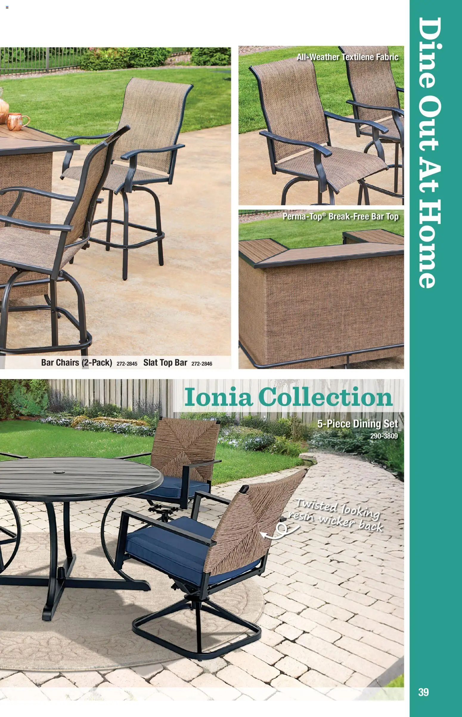 Menards Outdoor Living Catalogue - valid from 02/04/2026 | Page: 39 | Products: Dining set
