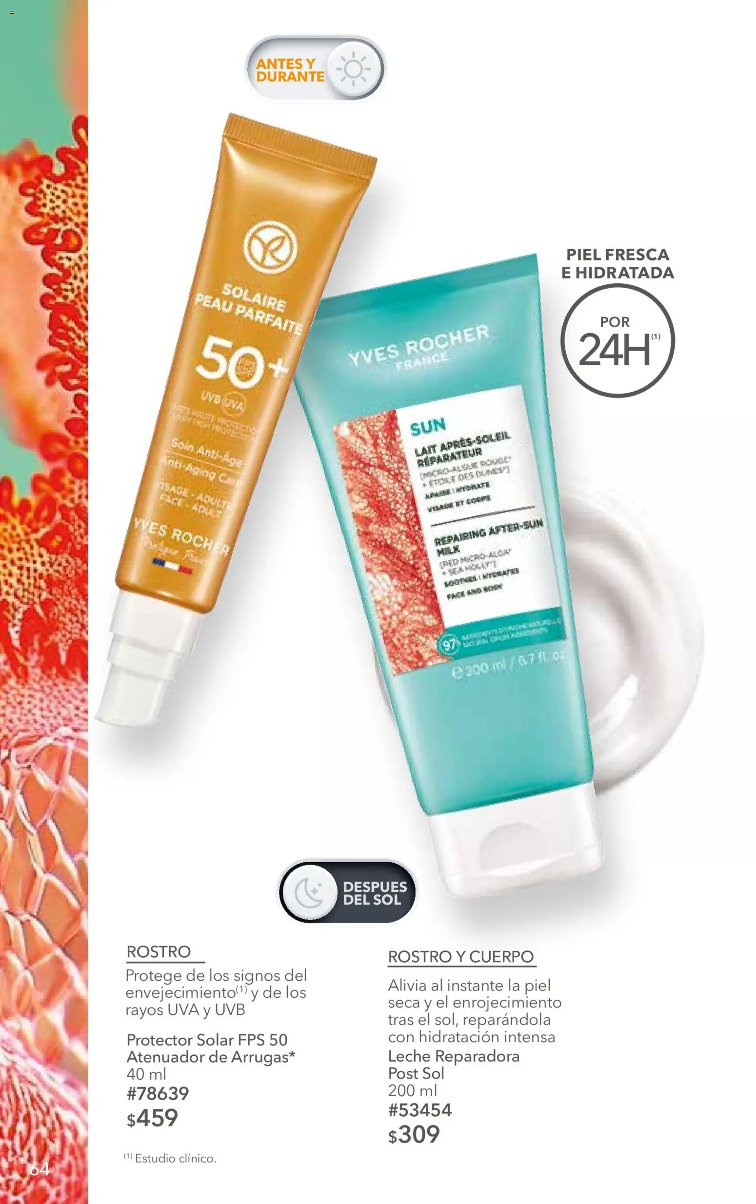 Nuevas ofertas de Yves Rocher válidas en toda la República Mexicana desde el 25/08/2026. ¡Encuentra las mejores ofertas en Yves Rocher campaña 12 2026! | Página: 64 | Productos: Leche, Atenuador, Uva, Protector solar