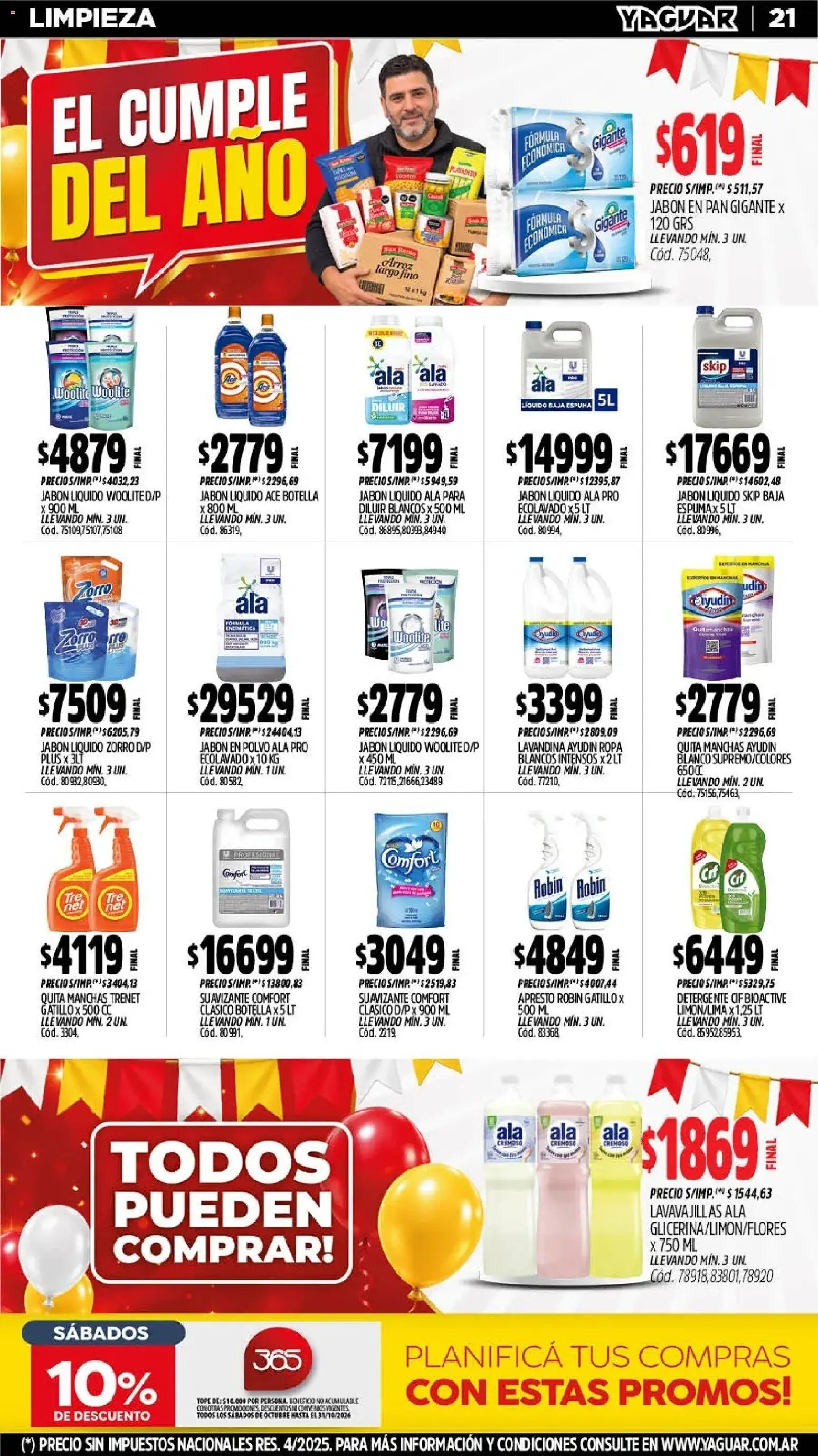 Yaguar - Oferta Semanal Mendoza │ válido desde el 05/10/2026 | Página: 18