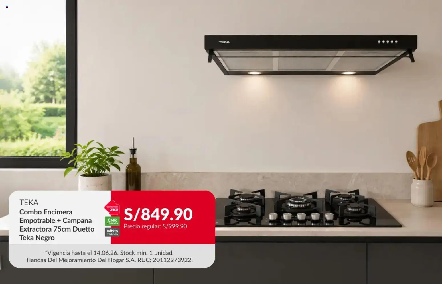 Catálogo Sodimac válido desde 08.06.2026 | Página: 7 | Productos: Campana extractora