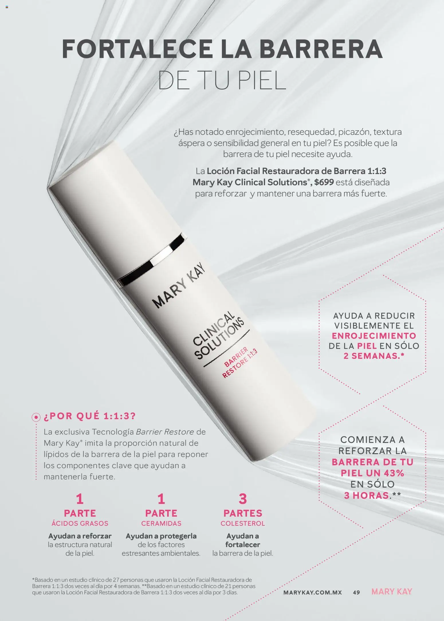 Nuevas ofertas de Mary Kay válidas en toda la República Mexicana desde el 01.04.2026. ¡Encuentra las mejores ofertas en Catálogo Mary Kay Abril 2026! | Página: 49 | Productos: Loción
