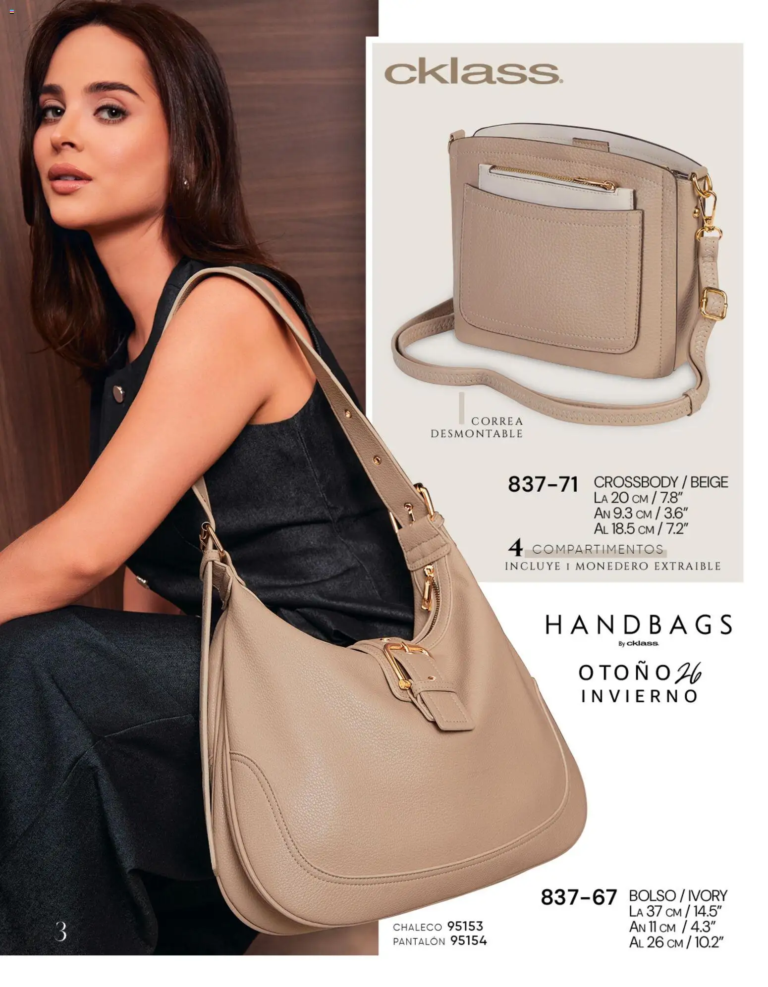Nuevas ofertas de Cklass válidas en toda la República Mexicana desde el 08/07/2026. ¡Encuentra las mejores ofertas en Cklass catálogo Gala y glamour! | Página: 103 | Productos: Chaleco, Monedero, Bolso