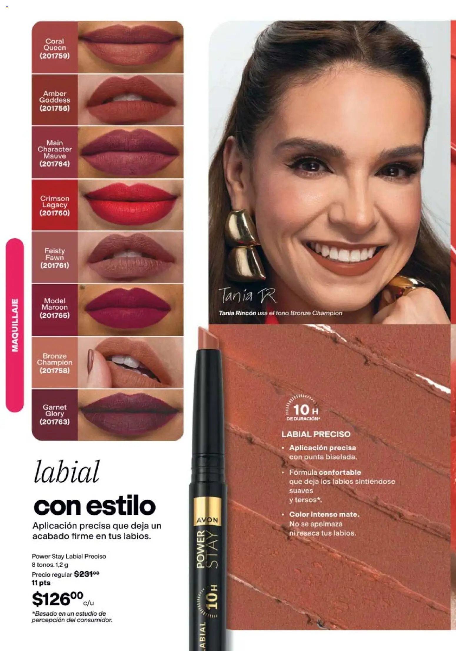 Nuevas ofertas de AVON válidas en toda la República Mexicana desde el 21/08/2026. ¡Encuentra las mejores ofertas en AVON campaña 13 2026! | Página: 42 | Productos: Mate, Maquillaje
