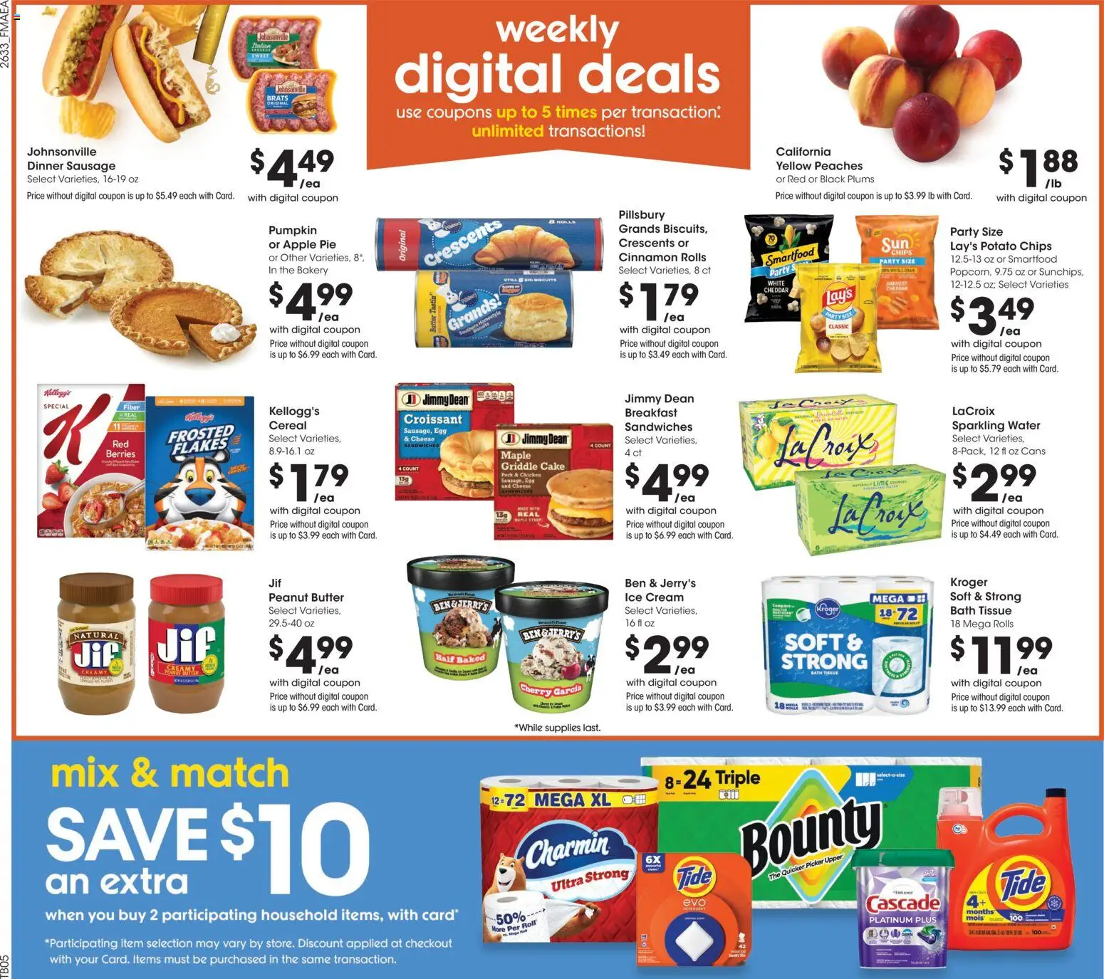 Fred Meyer Weekly Ad - valid from 09/16/2026 | Page: 2 | Products: Picker, Butter, Pork, Water