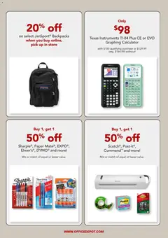 Preview of Office Depot weekly ads valid from 07/06/2026 | Page: 4