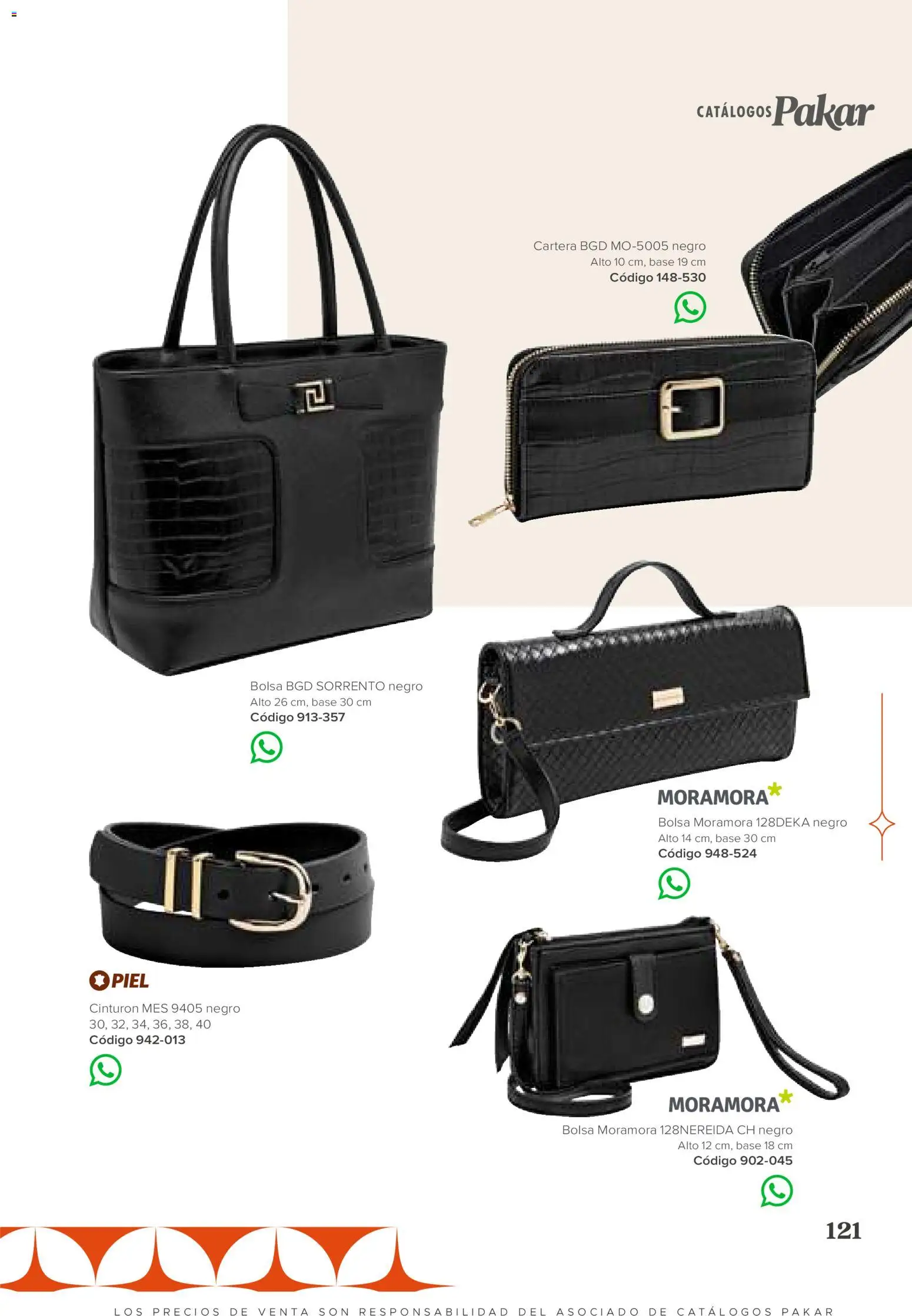 Nuevas ofertas de SC Pakar válidas en toda la República Mexicana desde el 31/07/2026. ¡Encuentra las mejores ofertas en SC Pakar catálogo Ropa! | Página: 121 | Productos: Cinturón, Bolsa