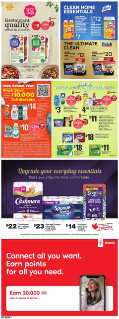 Preview of Zehrs weekly flyer / circulaire from shop Zehrs valid from Aug 20, 2026 | Page: 13 | Products: PC, Sponge, Towels, Detergent