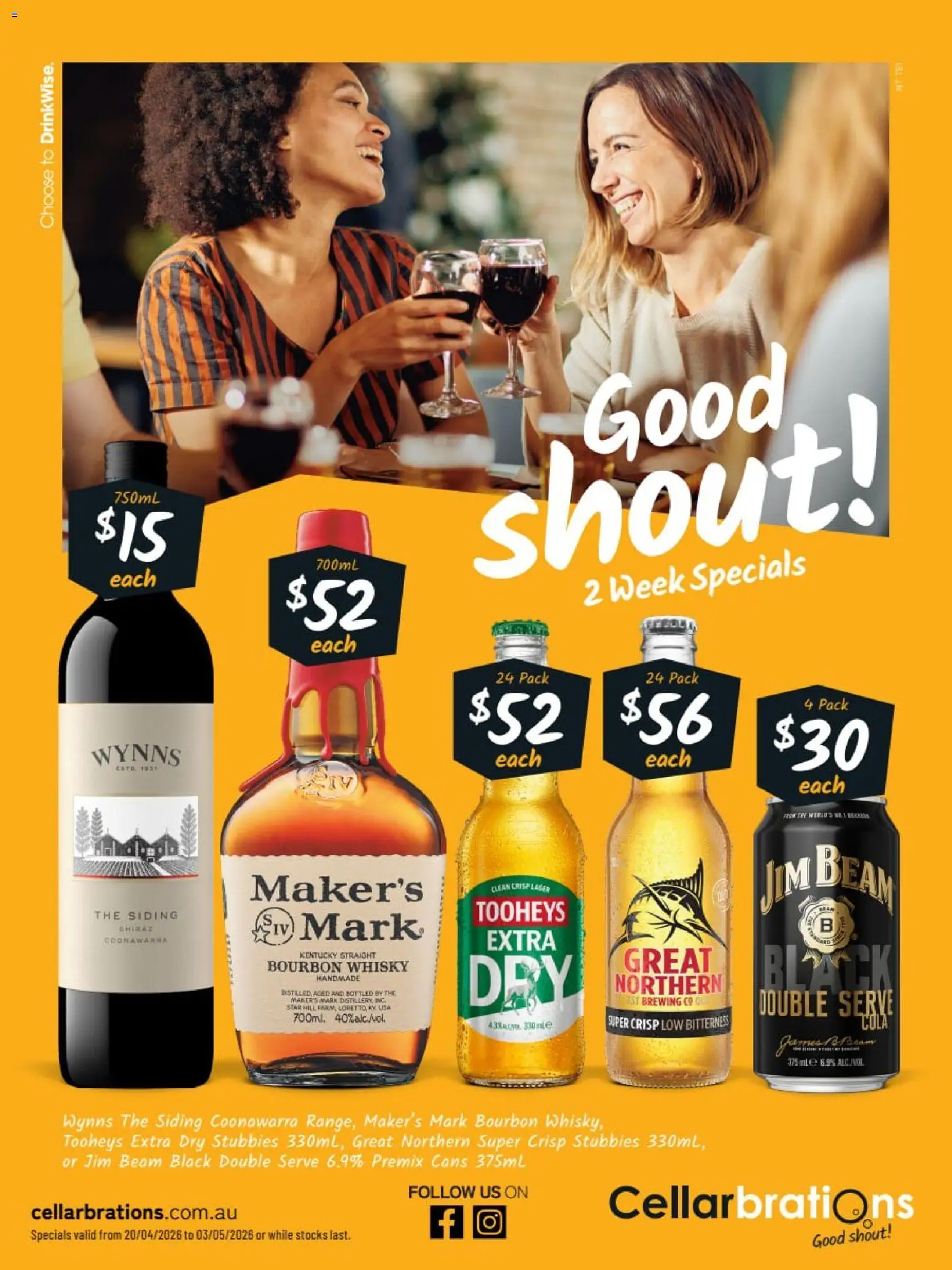 Cellarbrations catalogue - valid from 20.04.2026 | Page: 1 | Products: Handmade, Bourbon
