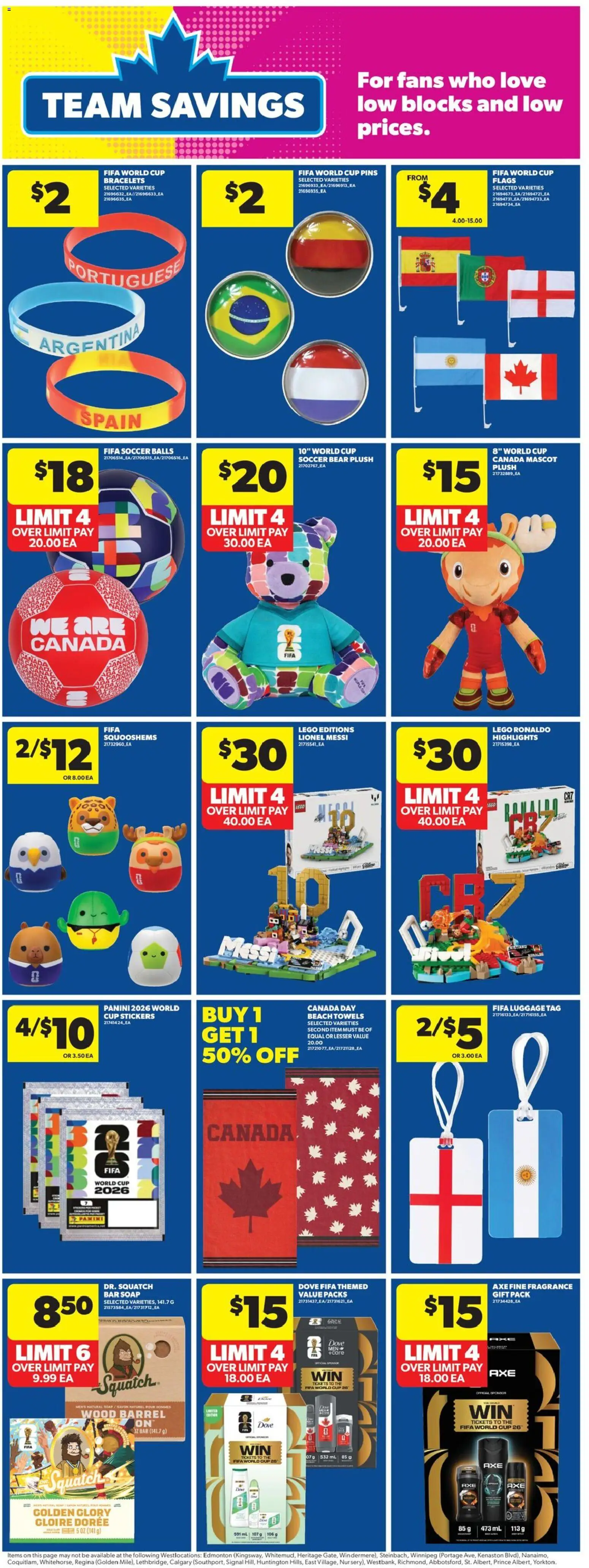 Real Canadian Superstore flyer valid from 14.05.2026 | Page: 40 | Products: Luggage, Fragrance, Soap