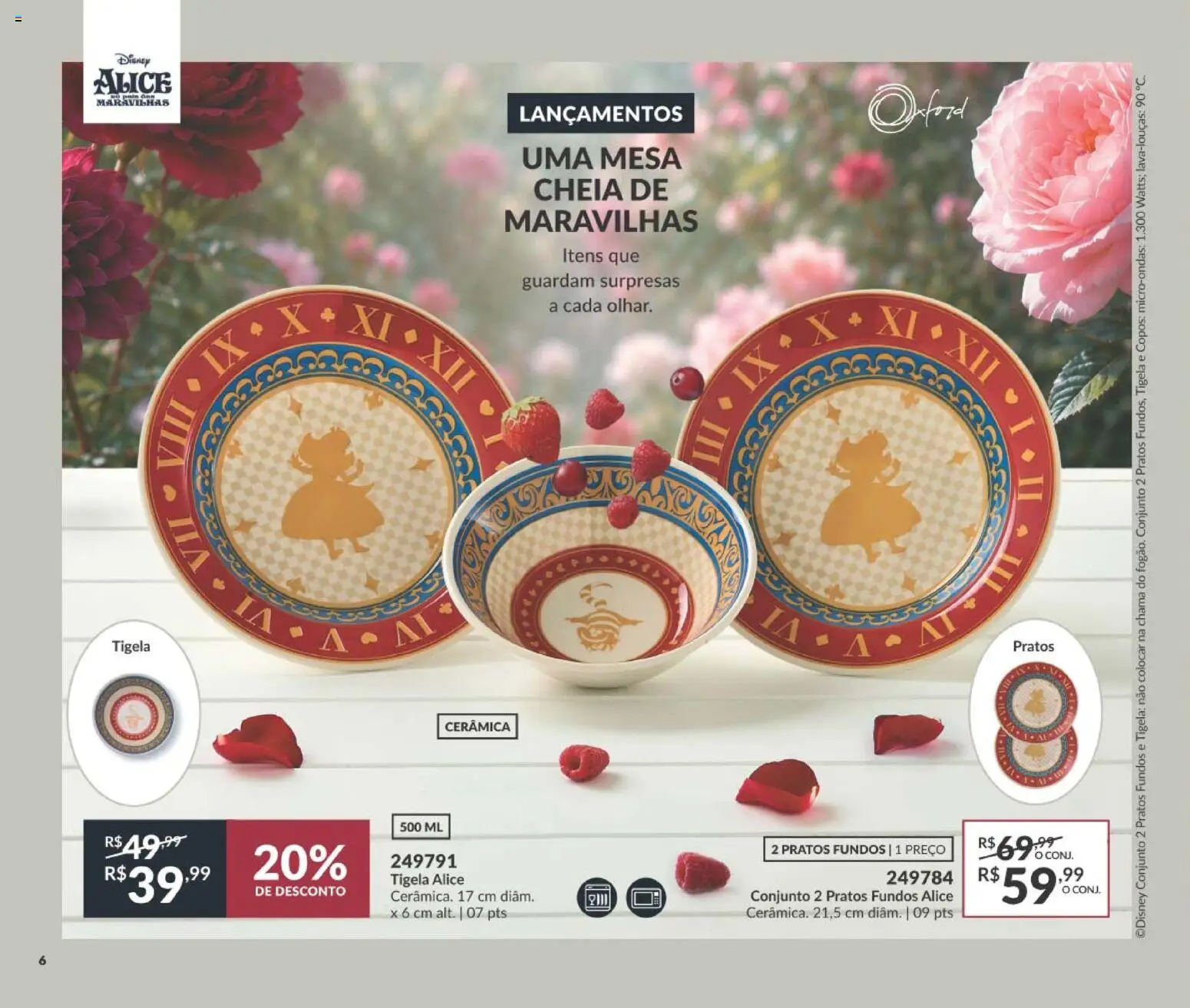 Avon Folheto - válido de 01/09/2026 | Página: 6 | Produtos: Mesa, Microondas, Copos, Tigela