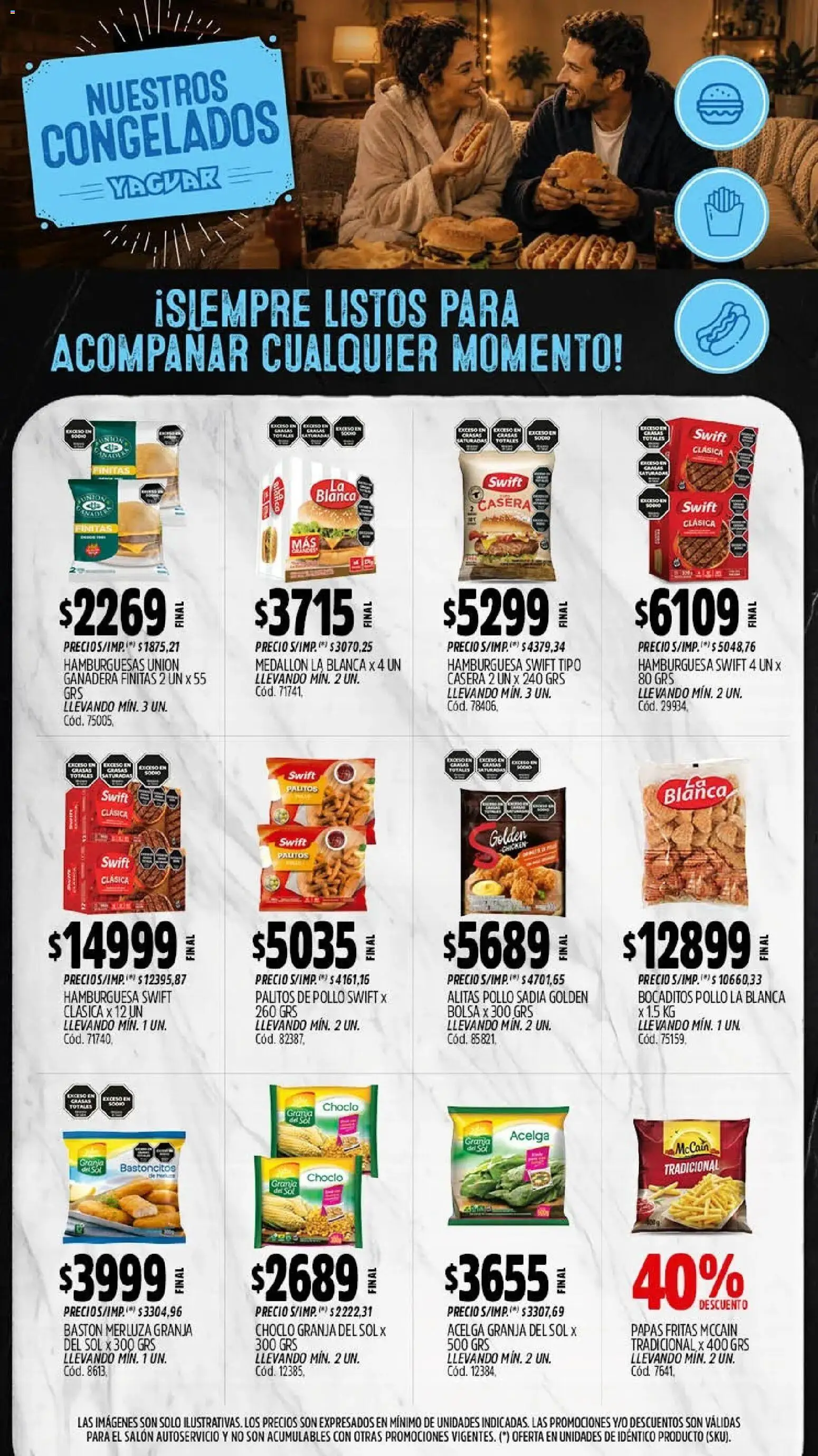Yaguar - Oferta Semanal Misiones │ válido desde el 28/09/2026 | Página: 10 | Productos: Pollo, Choclo, Acelga, Papas