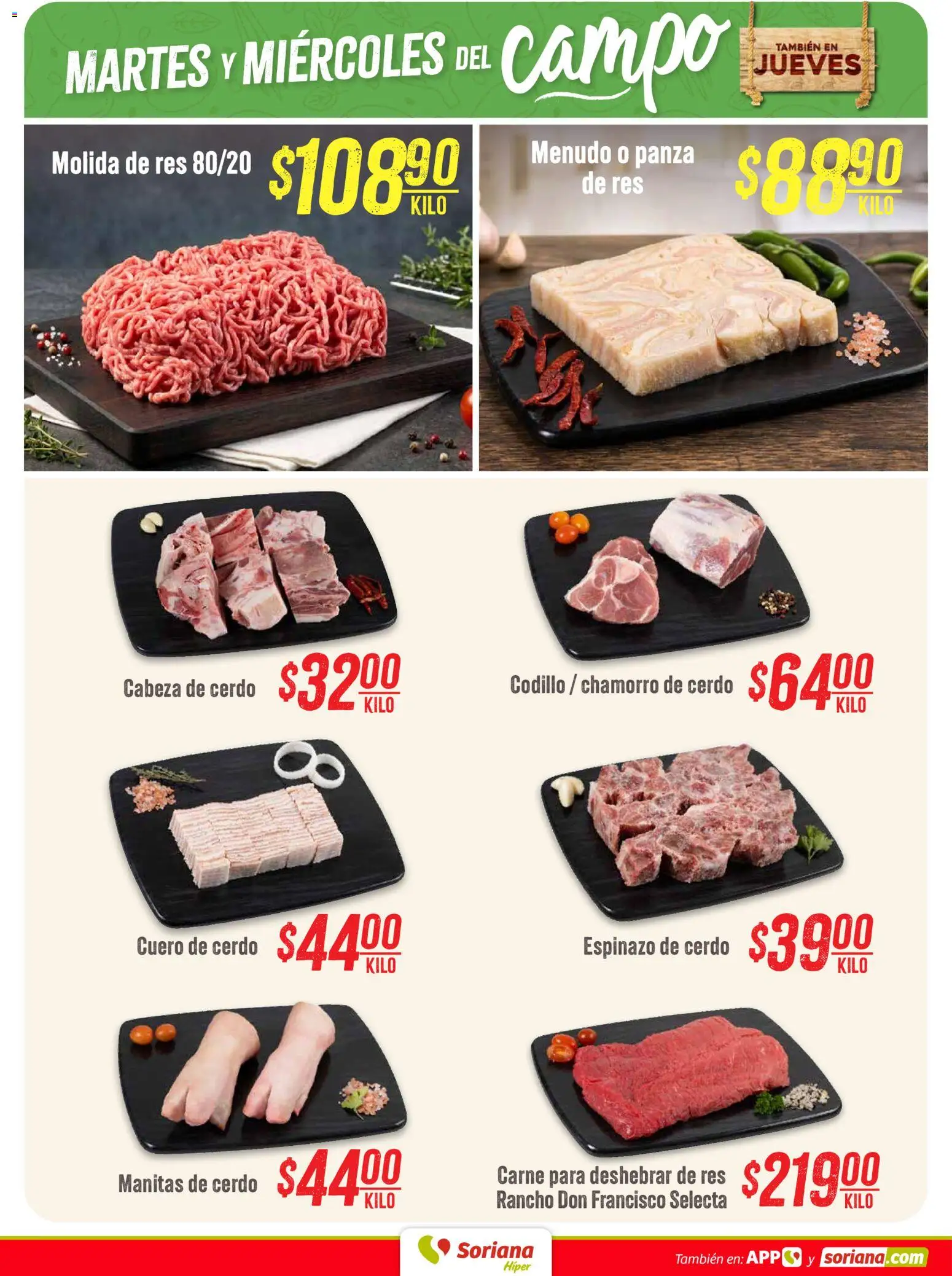 Nuevas ofertas de Soriana válidas en toda la República Mexicana desde el 08/09/2026. ¡Encuentra las mejores ofertas en Soriana Martes y Miércoles del Campo Hiper! | Página: 4