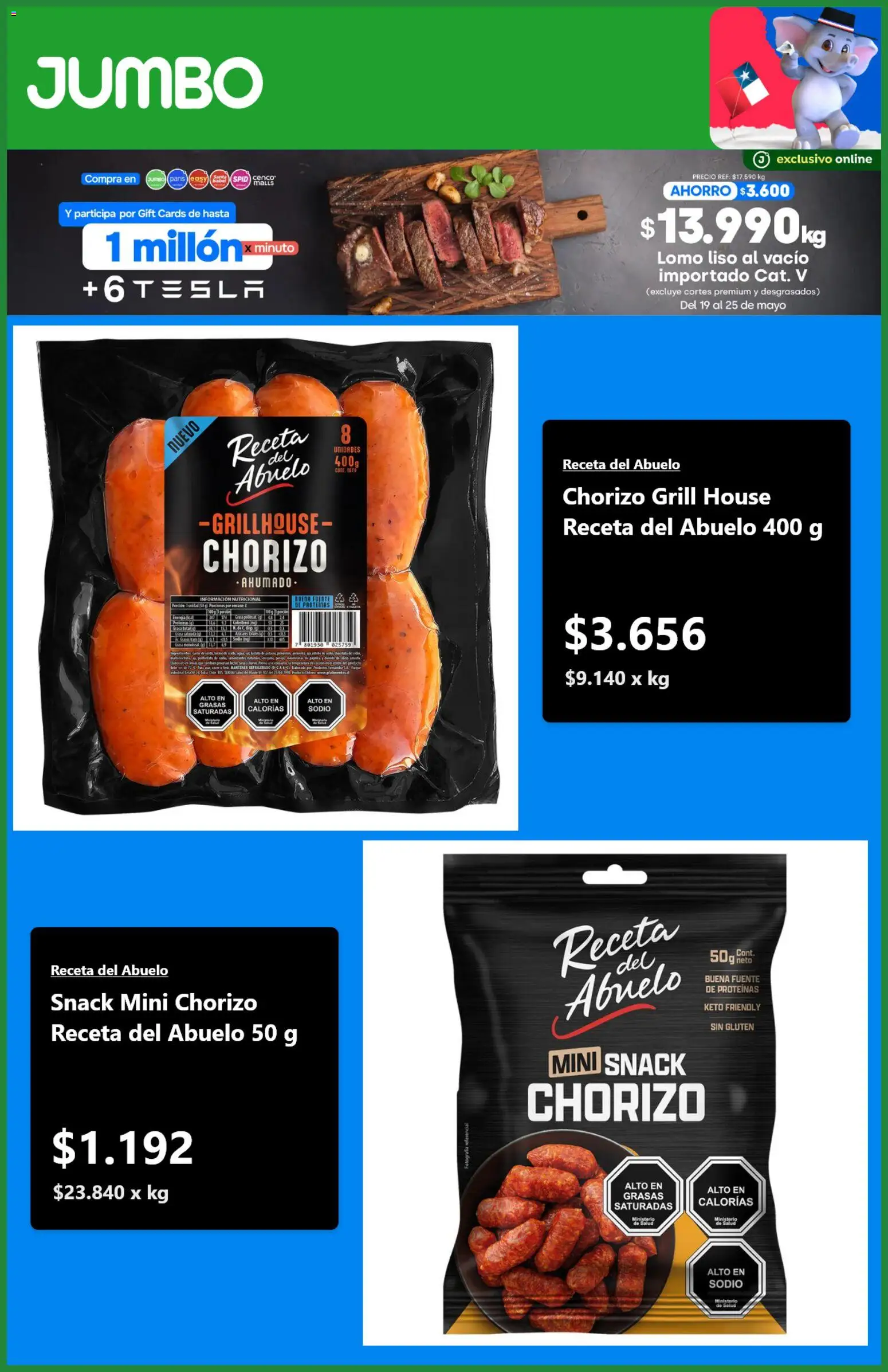 Jumbo Ofertas │ válido desde el 17.05.2026 | Página: 4 | Productos: Chorizo, Fuente