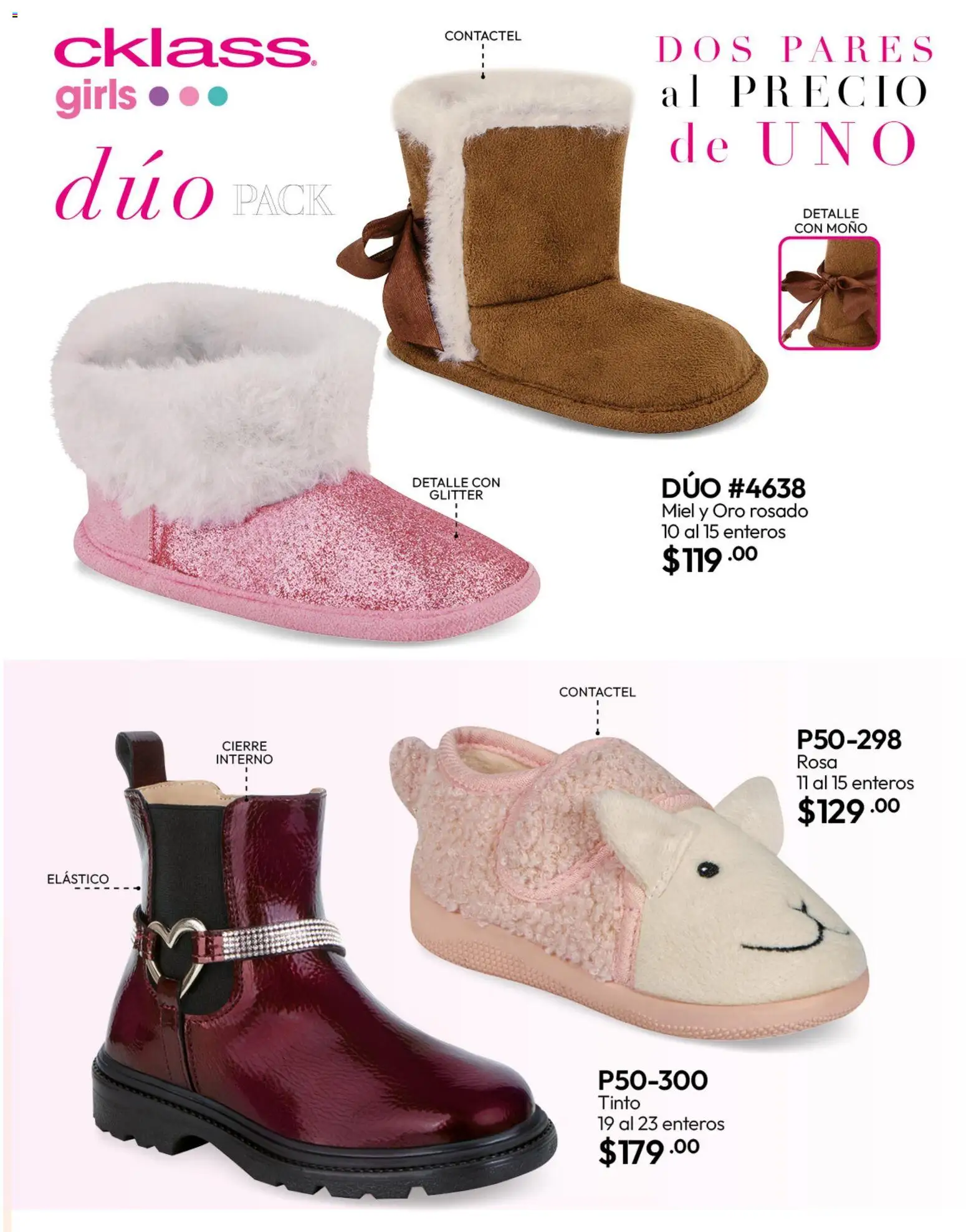 Nuevas ofertas de Cklass válidas en toda la República Mexicana desde el 11/09/2026. ¡Encuentra las mejores ofertas en Cklass catálogo Invierno! | Página: 441 | Productos: Glitter, Miel, Moño