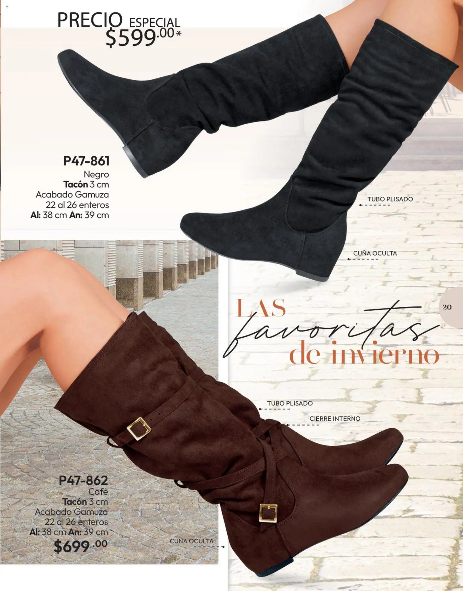 Nuevas ofertas de Cklass válidas en toda la República Mexicana desde el 11/09/2026. ¡Encuentra las mejores ofertas en Cklass catálogo Calzado Invierno! | Página: 21 | Productos: Café, Gamuza, Cuna