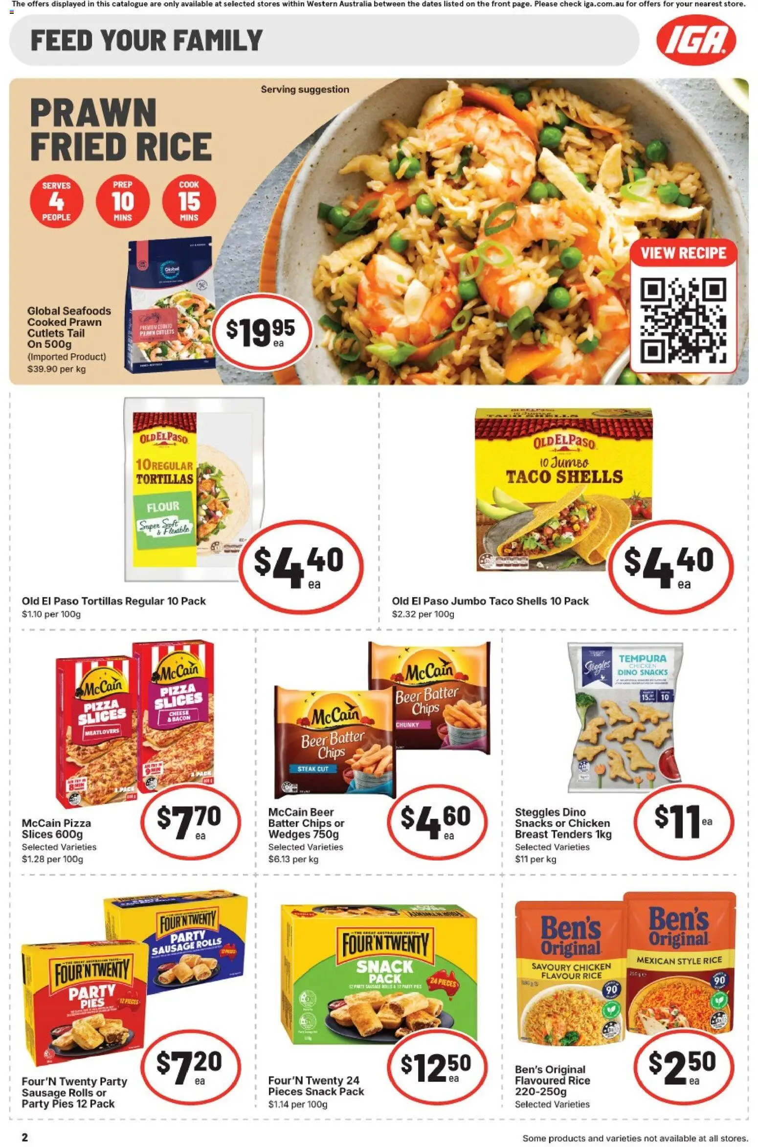 IGA catalogue - valid from 27.05.2026 | Page: 2 | Products: Cheese, Flour, Pizza, Chicken
