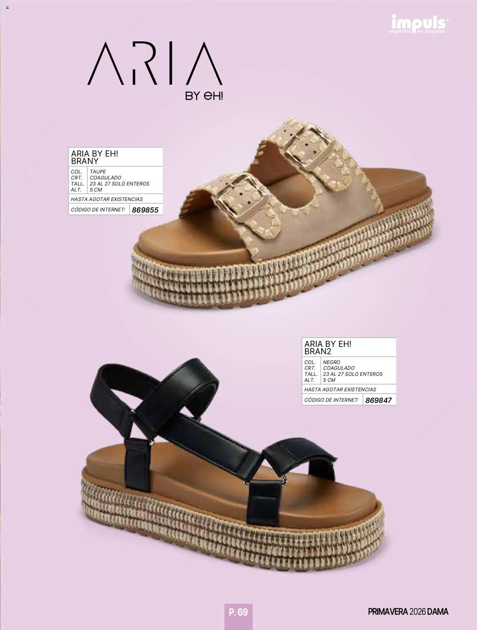 Nuevas ofertas de Impuls válidas en toda la República Mexicana desde el 01.01.2026. ¡Encuentra las mejores ofertas en Impuls catálogo Primavera! | Página: 71 | Productos: Zapatos
