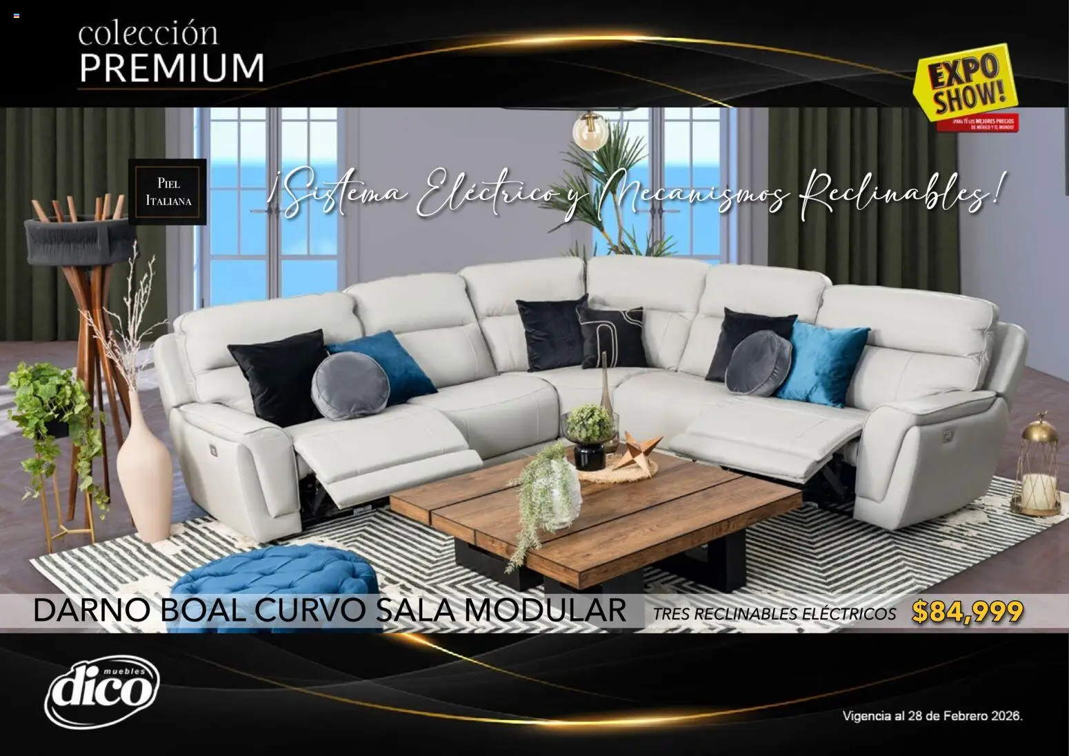 Nuevas ofertas de Muebles Dico válidas en toda la República Mexicana desde el 10.02.2026. ¡Encuentra las mejores ofertas en Muebles Dico catálogo Colección Premium! | Página: 63 | Productos: Modular