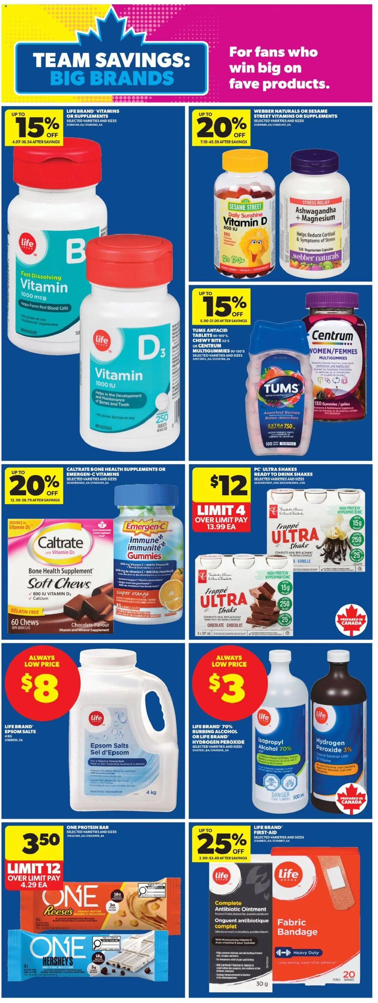 Real Canadian Superstore flyer valid from Jul 9, 2026 | Page: 20 | Products: Bed, Bath, Butter, Chocolate