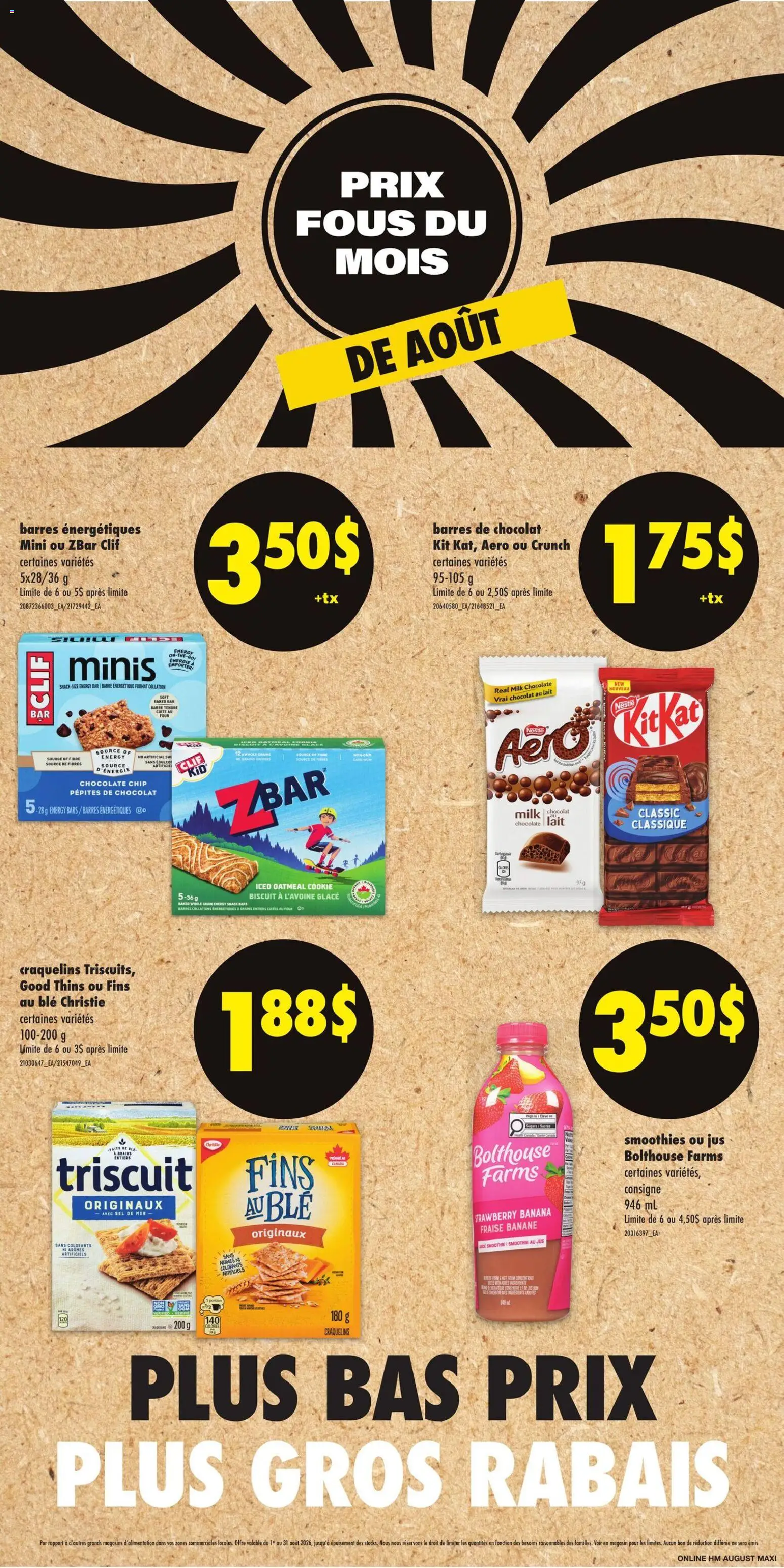 Maxi flyer valid from Aug 13, 2026 | Page: 3