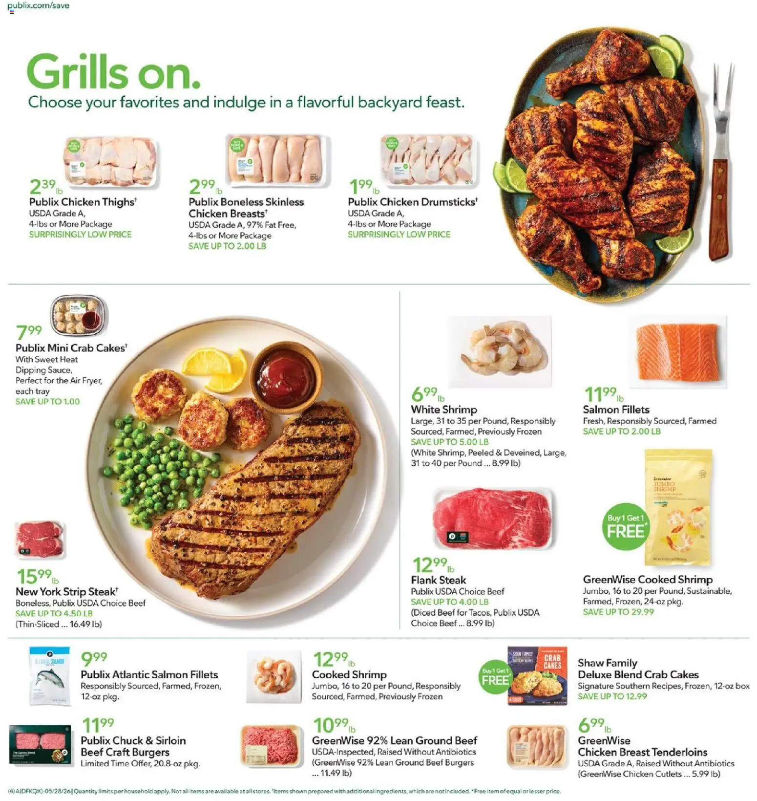 Publix Weekly Ad - valid from 27.05.2026 | Page: 4 | Products: Box, Beef