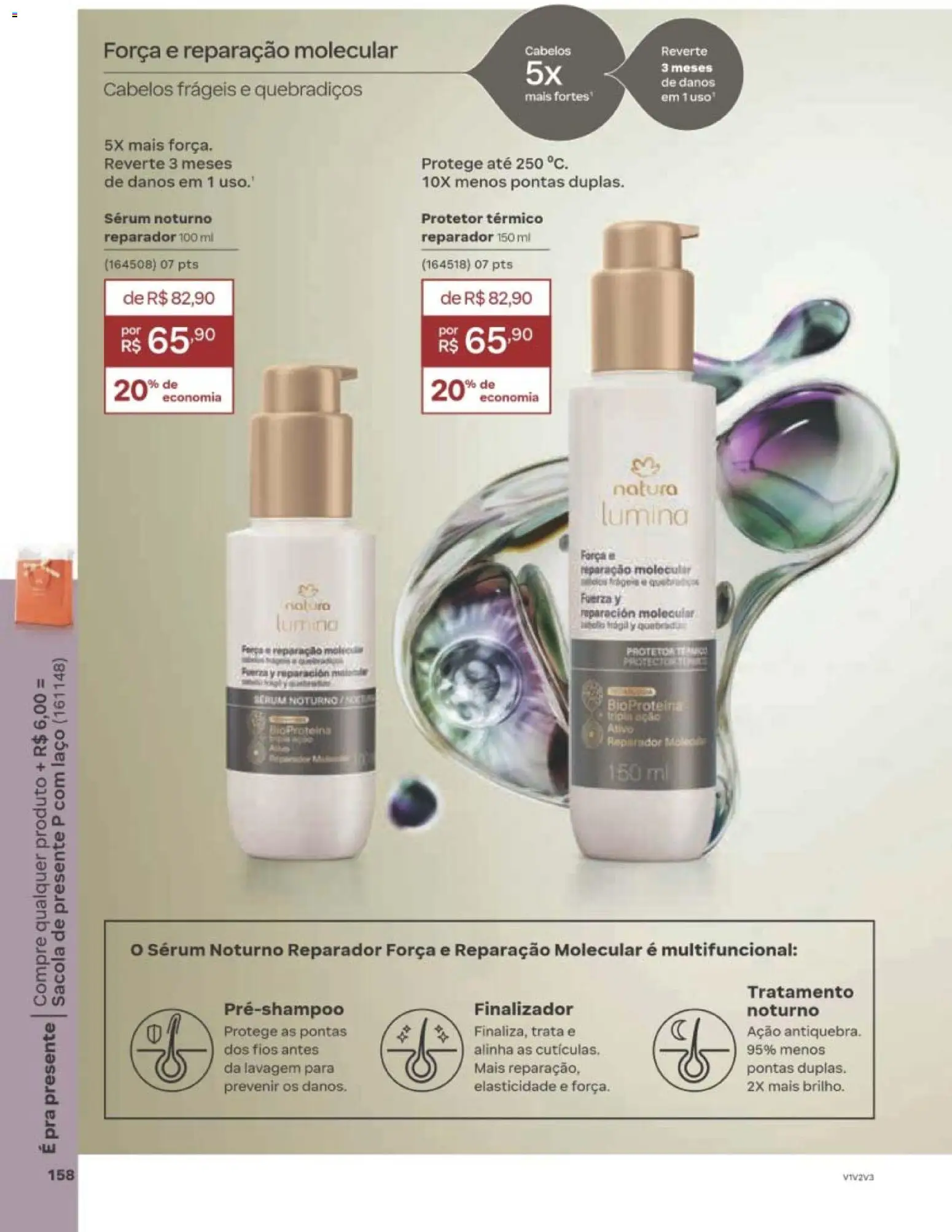 Natura Folheto - válido de 29/06/2026 | Página: 158 | Produtos: Multifuncional, Sérum