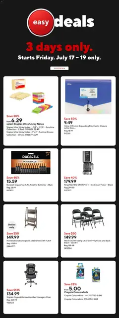 Preview of Staples weekly flyer / circulaire from shop Staples valid from Jul 17, 2026 | Page: 21