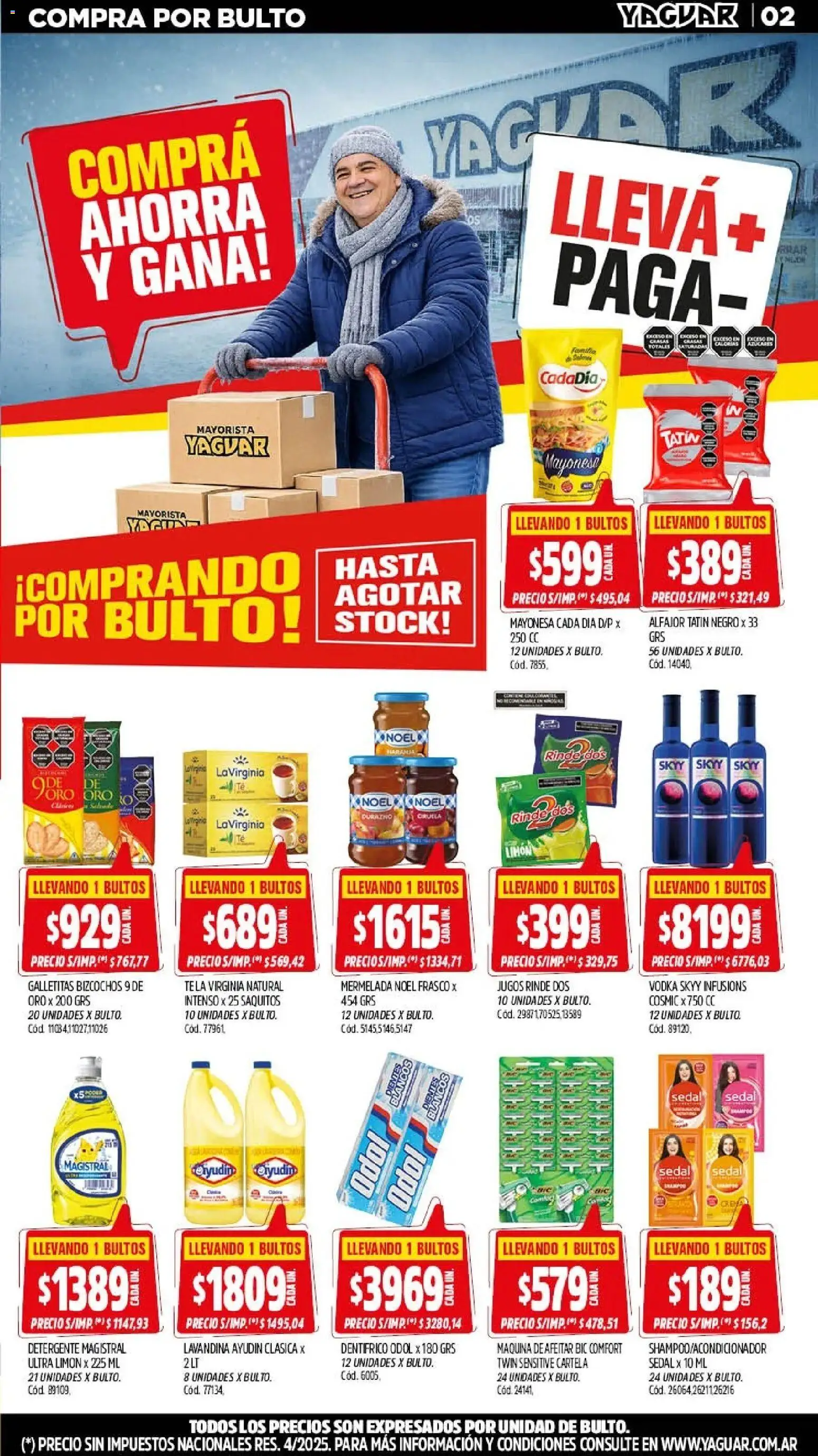 Yaguar - Oferta Semanal Misiones │ válido desde el 20/07/2026 | Página: 2 | Productos: Vodka, Lavandina, Frasco, Limón