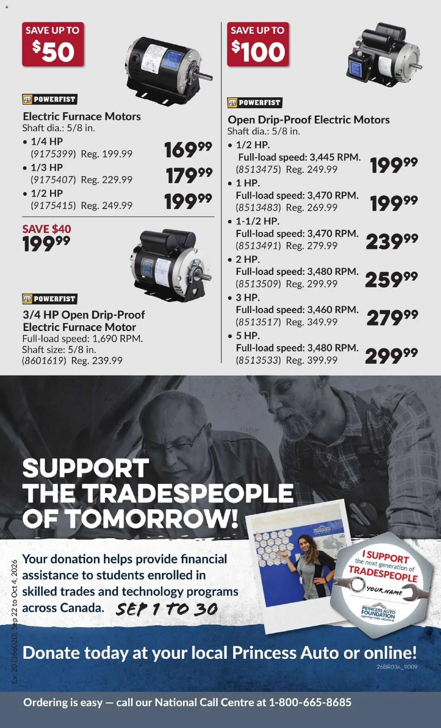 Princess Auto flyer valid from Sep 22, 2026 | Page: 16