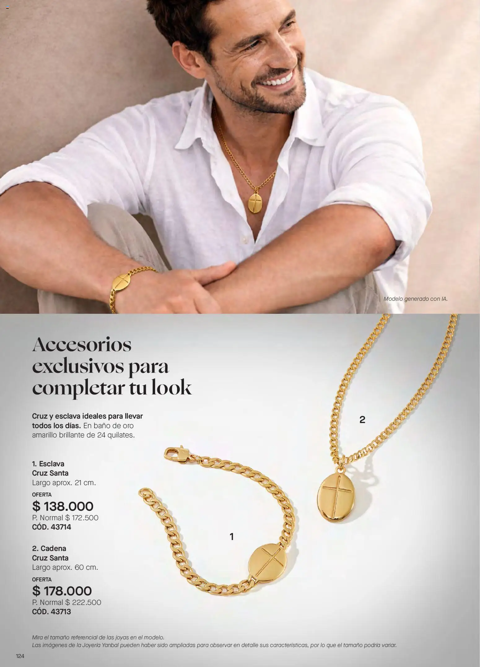 Yanbal revista - valida desde el 18/07/2026 | Página: 124 | Productos: Esclava, Cadena, Baño