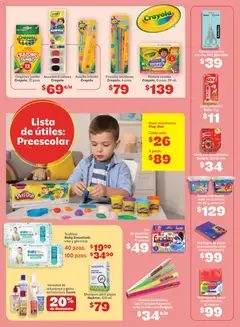 Vista previa de Soriana Regresa a clases ¡Bien listo! Híper Nacional, nuevo folleto de la tienda, válido en México a partir del 13/08/2026 | Página: 4 | Productos: Estuche, Shampoo, Cinta, Pintura