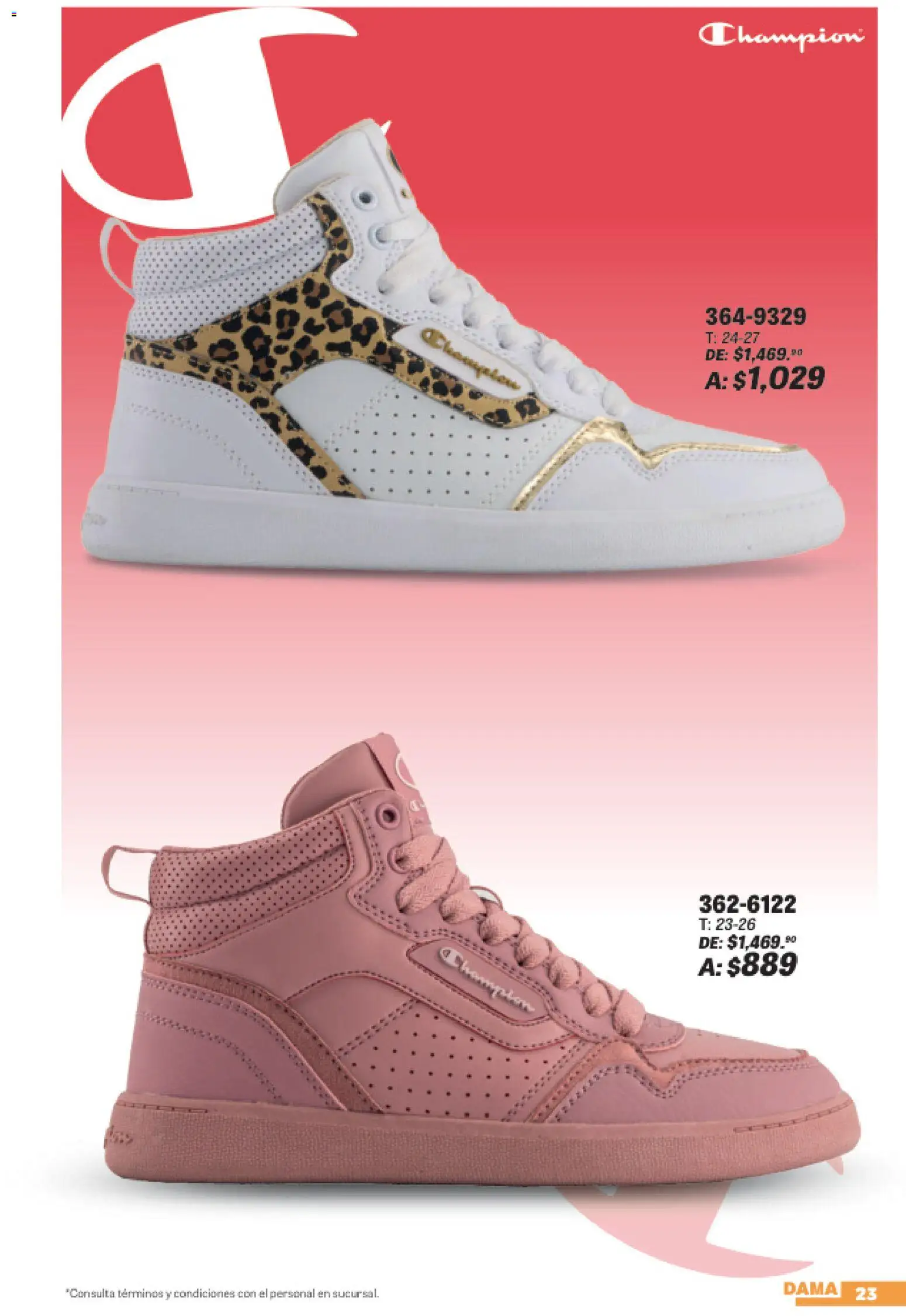 Nuevas ofertas de Andrea válidas en toda la República Mexicana desde el 19/07/2026. ¡Encuentra las mejores ofertas en Andrea catálogo Sports Week! | Página: 23
