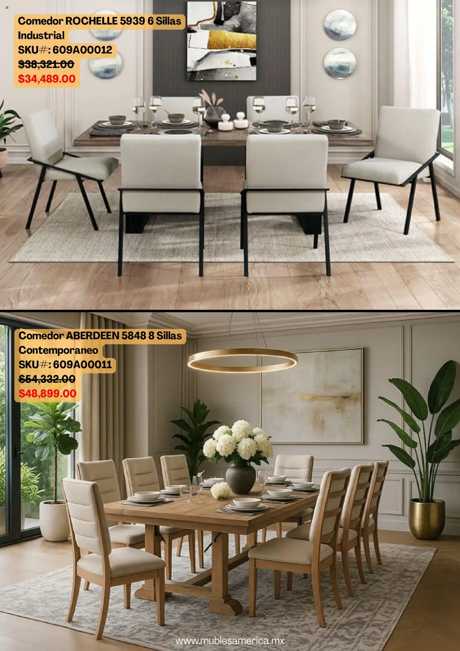 Nuevas ofertas de Muebles America válidas en toda la República Mexicana desde el 01.04.2026. ¡Encuentra las mejores ofertas en Muebles America catálogo! | Página: 5