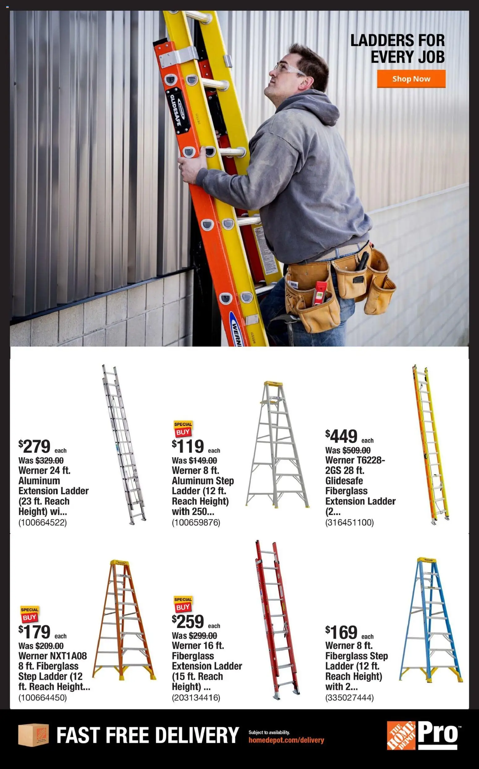 Home Depot Weekly Ad - valid from 07/06/2026 | Page: 6 | Products: Ladder