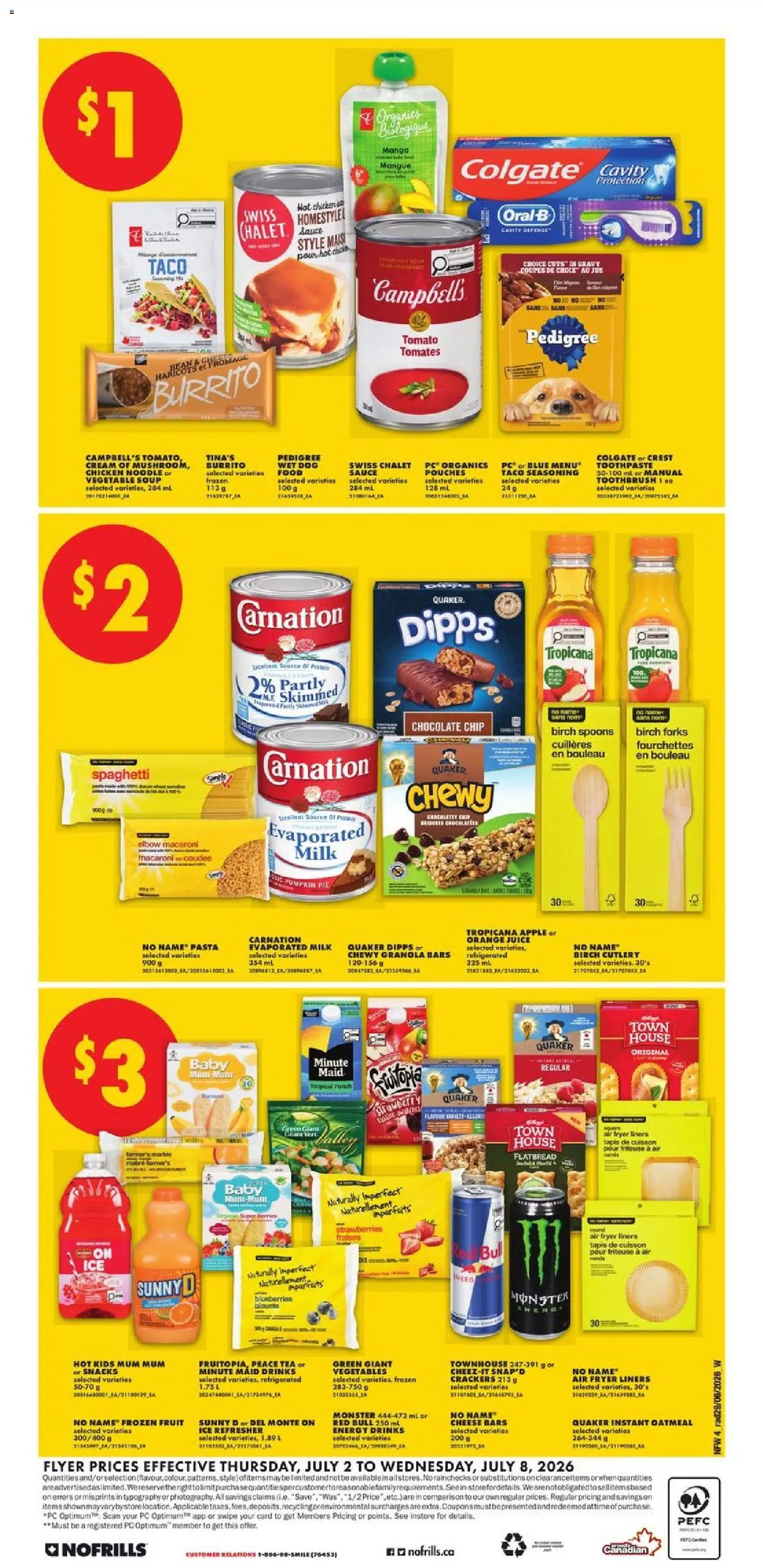 No Frills flyer valid from Jul 2, 2026 | Page: 4