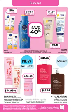 Preview of Priceline Pharmacy catalogue - valid from 10/09/2026 | Page: 3 | Products: Sunscreen, Lotion, Moisturiser, UPS